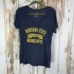 Under Armour Legacy, Montana State Bobcats, Women's Short Sleeve Tee. Size Large